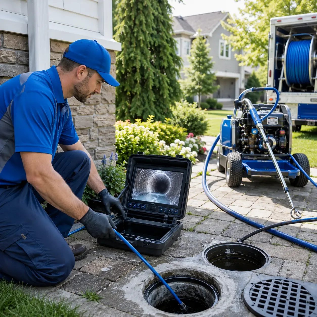 Outdoor drain cleaning professionals serving West Long Branch, NJ